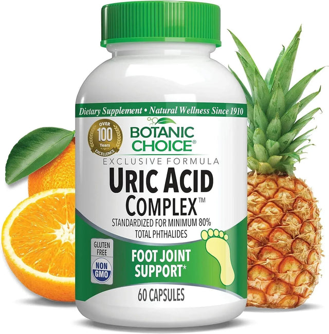 BOTANIC CHOICE - Botanic Choice Uric Acid Complex 60 Capsulas - The Red Vitamin MX - Suplementos Alimenticios - {{ shop.shopifyCountryName }}