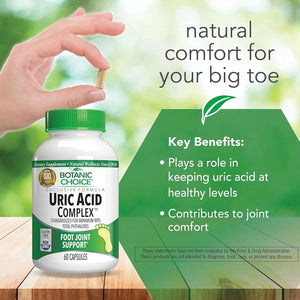 BOTANIC CHOICE - Botanic Choice Uric Acid Complex 60 Capsulas - The Red Vitamin MX - Suplementos Alimenticios - {{ shop.shopifyCountryName }}