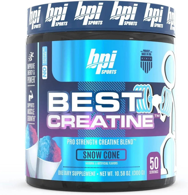 BPI SPORTS - BPI Sports Best Creatine 50 Servicios 300Gr. Snow Cone - The Red Vitamin MX - Suplementos Alimenticios - {{ shop.shopifyCountryName }}