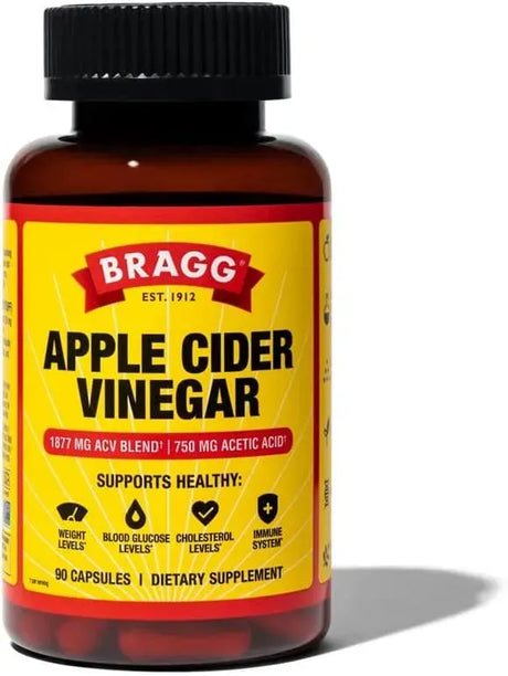 BRAGG - Bragg Apple Cider Vinegar 90 Capsulas - The Red Vitamin MX - Suplementos Alimenticios - {{ shop.shopifyCountryName }}