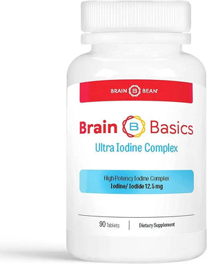 BRAIN BASICS - Brain Basics Ultra Iodine Complex Supplement 12.5Mg. 90 Tabletas - The Red Vitamin MX - Suplementos Alimenticios - {{ shop.shopifyCountryName }}