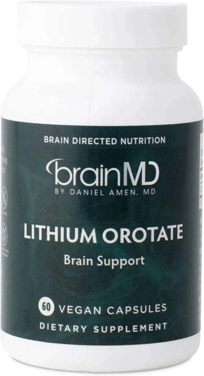 BRAIN MD - BrainMD Lithium Orotate 60 Capsulas - The Red Vitamin MX - Suplementos Alimenticios - {{ shop.shopifyCountryName }}