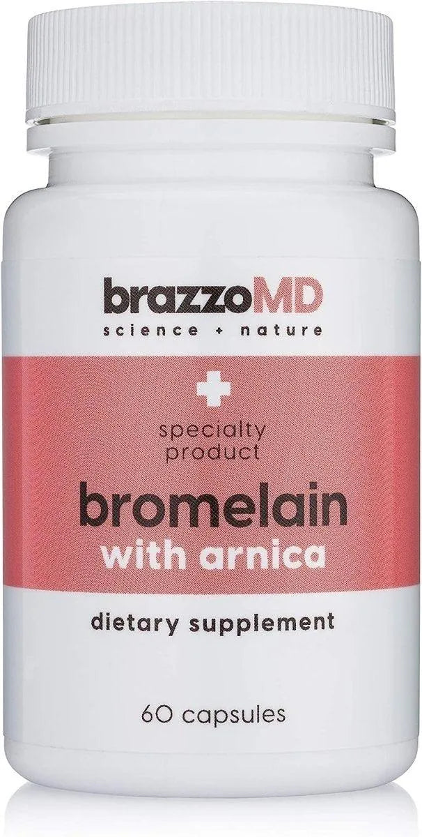 BRAZZOMD - brazzoMD Bromelain with Arnica 60 Tabletas - The Red Vitamin MX - Suplementos Alimenticios - {{ shop.shopifyCountryName }}