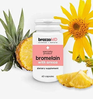 BRAZZOMD - brazzoMD Bromelain with Arnica 60 Tabletas - The Red Vitamin MX - Suplementos Alimenticios - {{ shop.shopifyCountryName }}