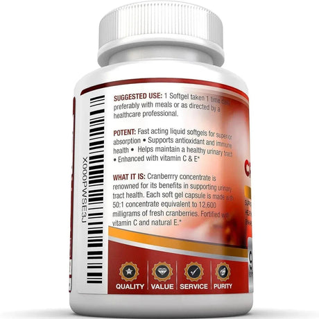 BRI NUTRITION - BRI Nutrition Cranberry 90 Capsulas Blandas - The Red Vitamin MX - Suplementos Alimenticios - {{ shop.shopifyCountryName }}