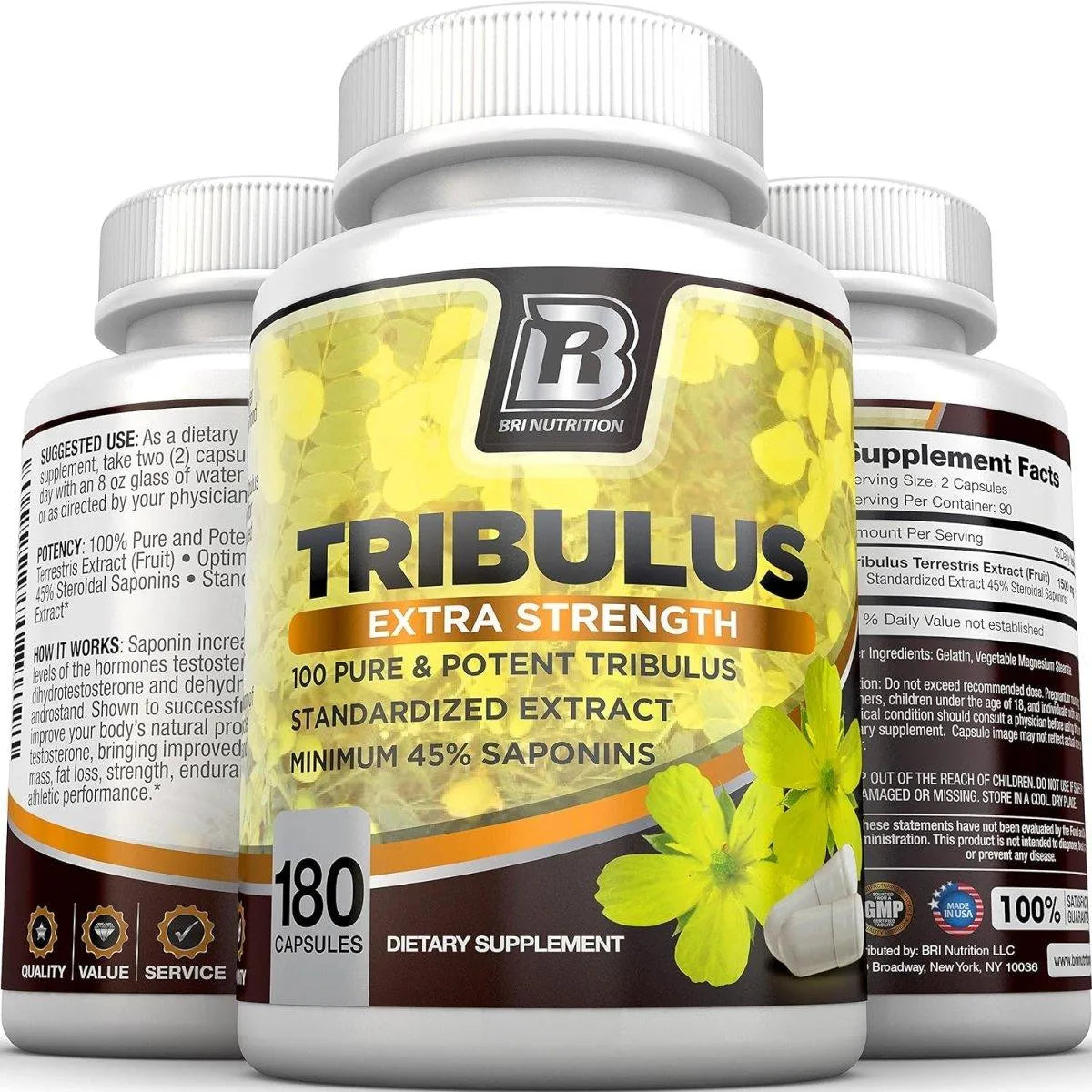 BRI NUTRITION - BRI Nutrition Tibullus Terrestris Steroidal Saponins & Protodioscin Supplement 180 Capsulas - The Red Vitamin MX - Suplementos Alimenticios - {{ shop.shopifyCountryName }}