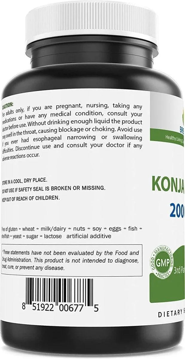 BRIEOFOOD - Brieofood Konjac Root Glucomannan 2000Mg. 180 Capsulas - The Red Vitamin MX - Suplementos Alimenticios - {{ shop.shopifyCountryName }}