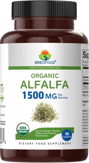 BRIEOFOOD - Brieofood Organic Alfalfa 1500Mg. 90 Tabletas - The Red Vitamin MX - Suplementos Alimenticios - {{ shop.shopifyCountryName }}