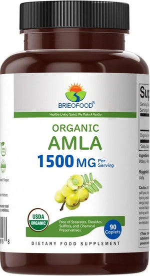 BRIEOFOOD - Brieofood Organic Amla 1500Mg. 90 Tabletas - The Red Vitamin MX - Suplementos Alimenticios - {{ shop.shopifyCountryName }}