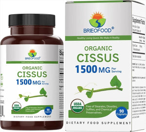 BRIEOFOOD - Brieofood Organic Cissus Quadrangularis 1500Mg. 90 Tabletas - The Red Vitamin MX - Suplementos Alimenticios - {{ shop.shopifyCountryName }}