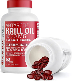 BRONSON - Bronson Antarctic Krill Oil 1000Mg. - The Red Vitamin MX - Suplementos Alimenticios - {{ shop.shopifyCountryName }}