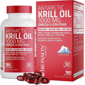 BRONSON - Bronson Antarctic Krill Oil 1000Mg. - The Red Vitamin MX - Suplementos Alimenticios - {{ shop.shopifyCountryName }}