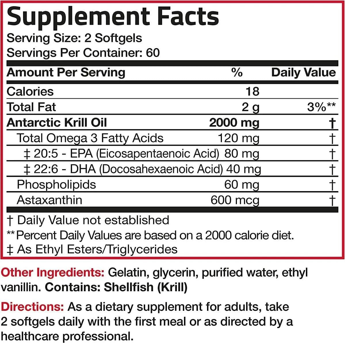 BRONSON - Bronson Antarctic Krill Oil 2000Mg. - The Red Vitamin MX - Suplementos Alimenticios - {{ shop.shopifyCountryName }}