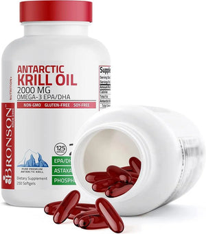 BRONSON - Bronson Antarctic Krill Oil 2000Mg. - The Red Vitamin MX - Suplementos Alimenticios - {{ shop.shopifyCountryName }}