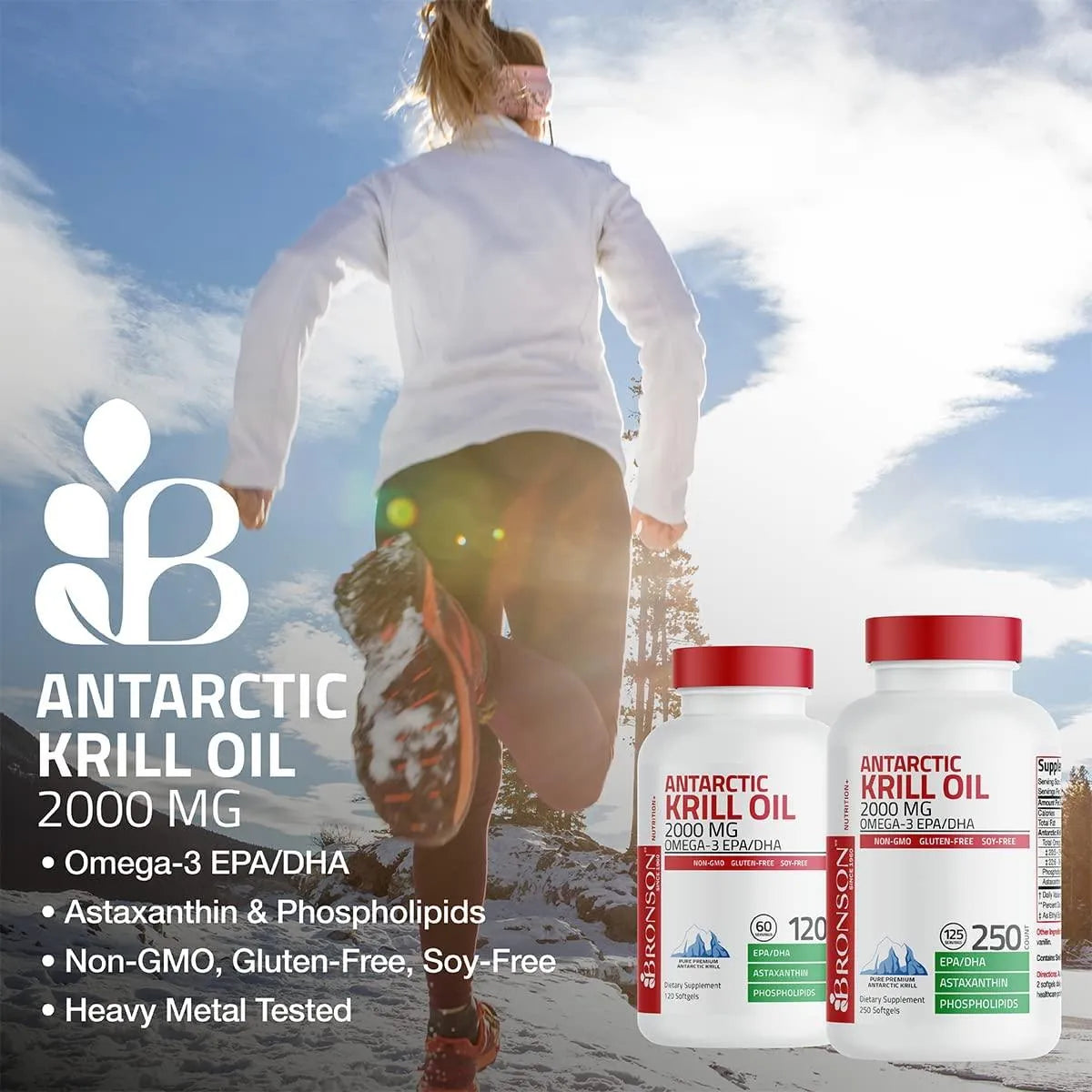 BRONSON - Bronson Antarctic Krill Oil 2000Mg. - The Red Vitamin MX - Suplementos Alimenticios - {{ shop.shopifyCountryName }}