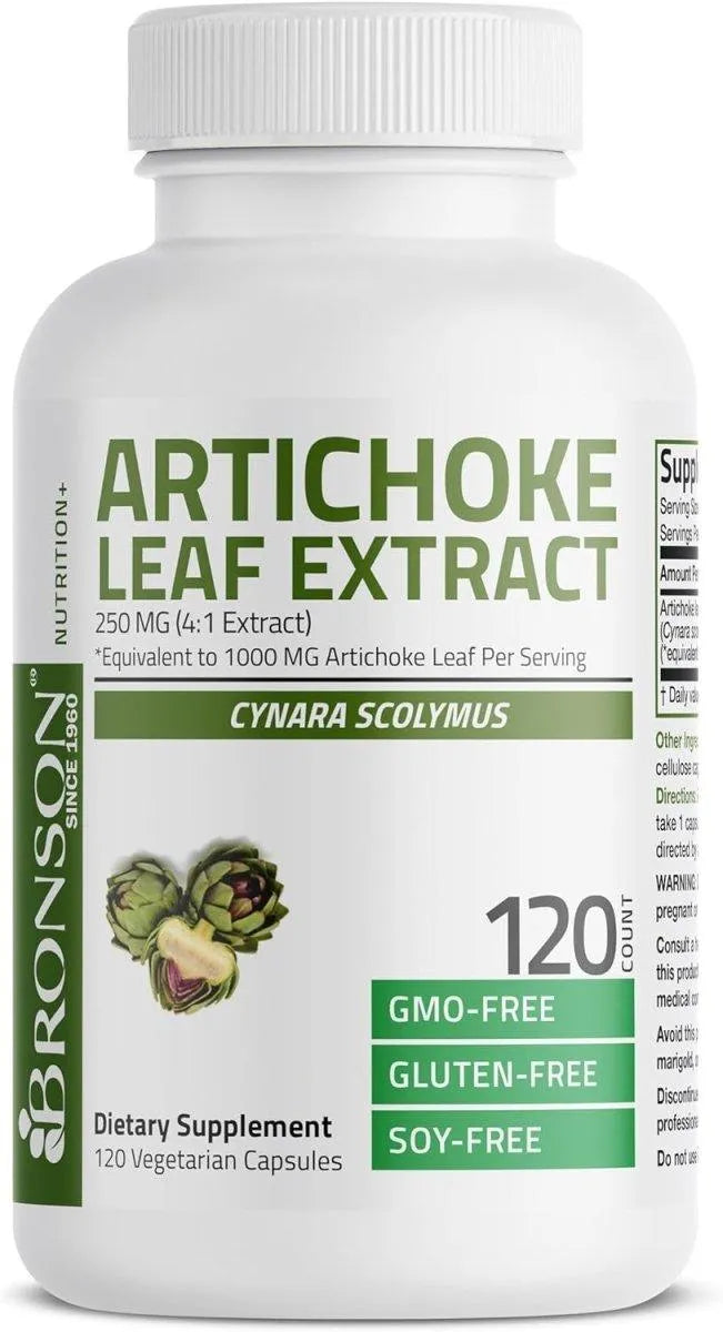 BRONSON - Bronson Artichoke Leaf Extract Extra Strength 120 Capsulas - The Red Vitamin MX - Suplementos Alimenticios - {{ shop.shopifyCountryName }}