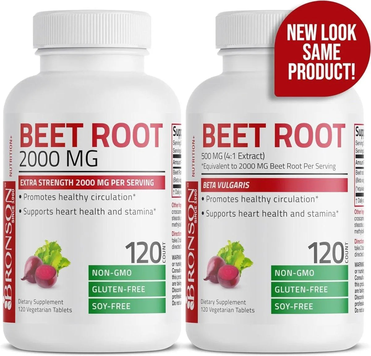 BRONSON - Bronson Beet Root Extra Strength 2000Mg. 120 Tabletas - The Red Vitamin MX - Suplementos Alimenticios - {{ shop.shopifyCountryName }}