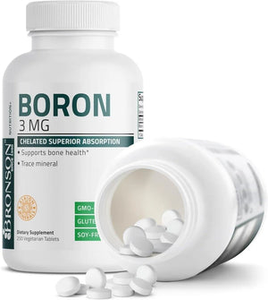 BRONSON - Bronson Boron 3 MG 250 Tabletas - The Red Vitamin MX - Suplementos Alimenticios - {{ shop.shopifyCountryName }}