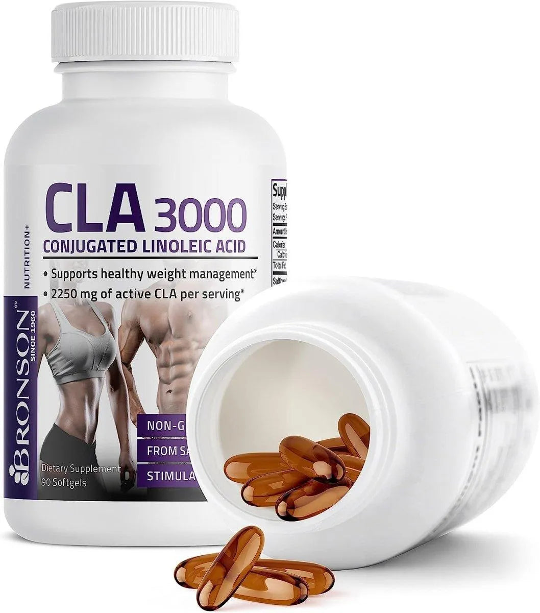 BRONSON - Bronson CLA 3000 Extra High Potency 2250Mg. 90 Capsulas Blandas - The Red Vitamin MX - Suplementos Alimenticios - {{ shop.shopifyCountryName }}