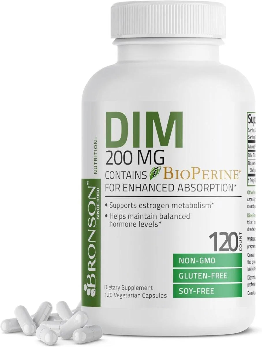 BRONSON - Bronson DIM Supplement 200Mg. 120 Capsulas - The Red Vitamin MX - Suplementos Alimenticios - {{ shop.shopifyCountryName }}