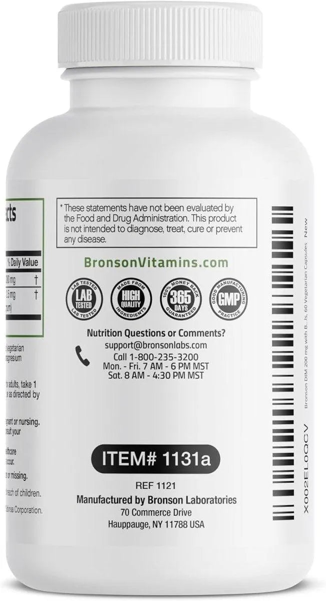 BRONSON - Bronson DIM Supplement 200Mg. 60 Capsulas - The Red Vitamin MX - Suplementos Alimenticios - {{ shop.shopifyCountryName }}