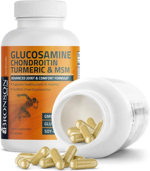 BRONSON - Bronson Glucosamine Chondroitin Turmeric & MSM 60 Capsulas - The Red Vitamin MX - Suplementos Alimenticios - {{ shop.shopifyCountryName }}