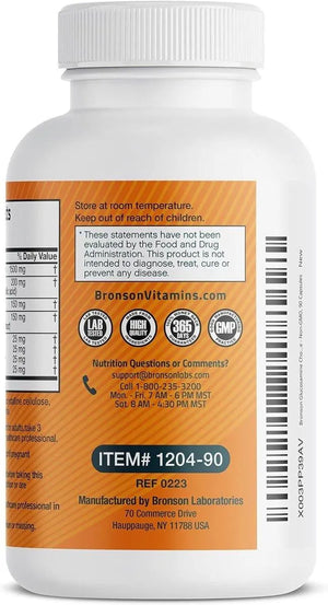 BRONSON - Bronson Glucosamine Chondroitin Turmeric & MSM 90 Capsulas - The Red Vitamin MX - Suplementos Alimenticios - {{ shop.shopifyCountryName }}