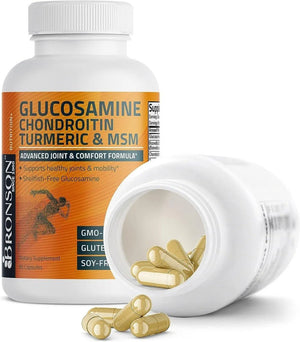 BRONSON - Bronson Glucosamine Chondroitin Turmeric & MSM 90 Capsulas - The Red Vitamin MX - Suplementos Alimenticios - {{ shop.shopifyCountryName }}