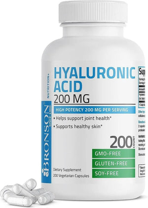 BRONSON - Bronson Hyaluronic Acid 200Mg. 200 Capsulas - The Red Vitamin MX - Suplementos Alimenticios - {{ shop.shopifyCountryName }}