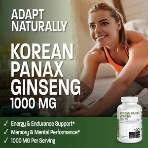 BRONSON - Bronson Korean Panax Ginseng 1000Mg. 120 Capsulas - The Red Vitamin MX - Suplementos Alimenticios - {{ shop.shopifyCountryName }}