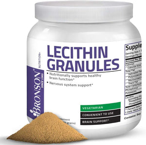 BRONSON - Bronson Lecithin Granules (Powder) 7500Mg. 454Gr. - The Red Vitamin MX - Suplementos Alimenticios - {{ shop.shopifyCountryName }}