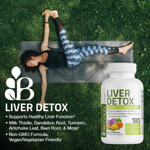 BRONSON - Bronson Liver Detox Advanced Detox & Cleansing Formula 180 Capsulas - The Red Vitamin MX - Suplementos Alimenticios - {{ shop.shopifyCountryName }}