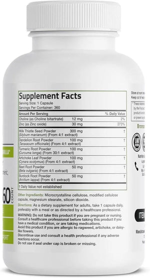 BRONSON - Bronson Liver Detox Advanced Detox & Cleansing Formula 360 Capsulas - The Red Vitamin MX - Suplementos Alimenticios - {{ shop.shopifyCountryName }}