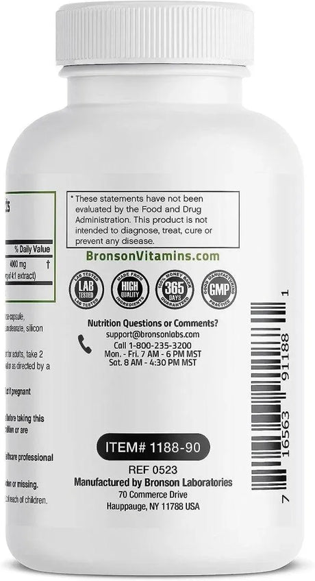 BRONSON - Bronson Maca Root Extra Strength 4000Mg. 90 Capsulas - The Red Vitamin MX - Suplementos Alimenticios - {{ shop.shopifyCountryName }}