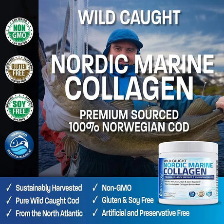 BRONSON - Bronson Marine Collagen Peptides Hydrolyzed Protein Powder 150Gr. - The Red Vitamin MX - Suplementos Alimenticios - {{ shop.shopifyCountryName }}