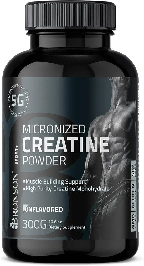 BRONSON - Bronson Micronized Creatine Powder 60 Servicios 300Gr. - The Red Vitamin MX - Suplementos Alimenticios - {{ shop.shopifyCountryName }}