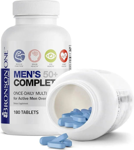 BRONSON - Bronson ONE Daily Mens 50+ Complete Multivitamin 360 Tabletas - The Red Vitamin MX - Suplementos Alimenticios - {{ shop.shopifyCountryName }}