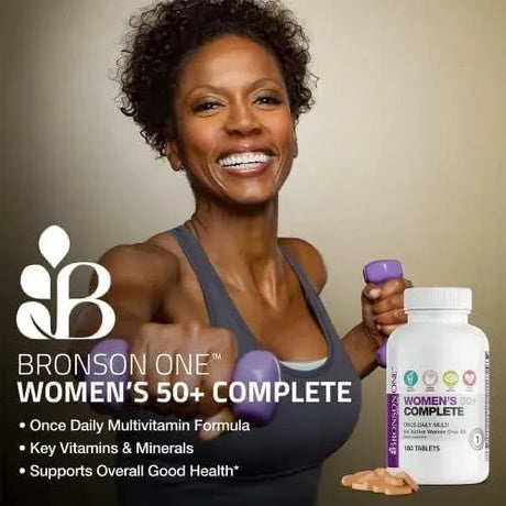 BRONSON - Bronson ONE Daily Women’s 50+ 90 Tabletas - The Red Vitamin MX - Suplementos Alimenticios - {{ shop.shopifyCountryName }}