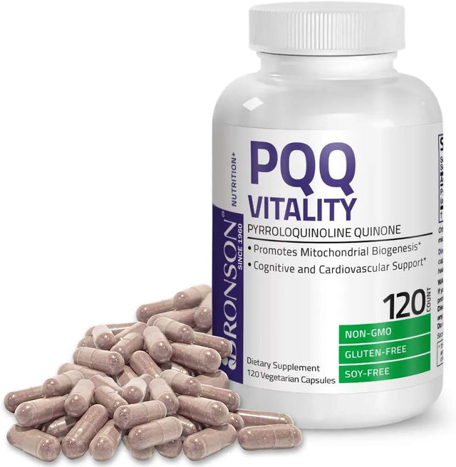 BRONSON - Bronson PQQ Vitality 20Mg. 120 Capsulas - The Red Vitamin MX - Suplementos Alimenticios - {{ shop.shopifyCountryName }}