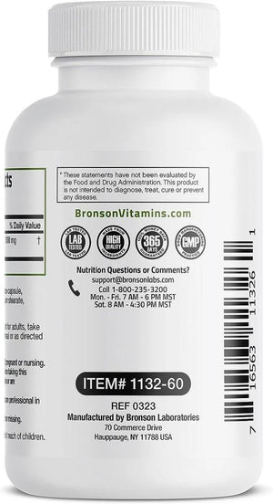 BRONSON - Bronson Rhodiola Rosea 1000Mg. 60 Capsulas - The Red Vitamin MX - Suplementos Alimenticios - {{ shop.shopifyCountryName }}