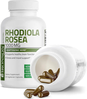 BRONSON - Bronson Rhodiola Rosea 1000Mg. 60 Capsulas - The Red Vitamin MX - Suplementos Alimenticios - {{ shop.shopifyCountryName }}