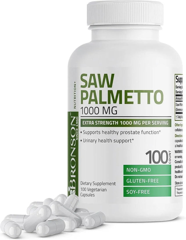 BRONSON - Bronson Saw Palmetto 1000Mg. 100 Capsulas - The Red Vitamin MX - Suplementos Alimenticios - {{ shop.shopifyCountryName }}