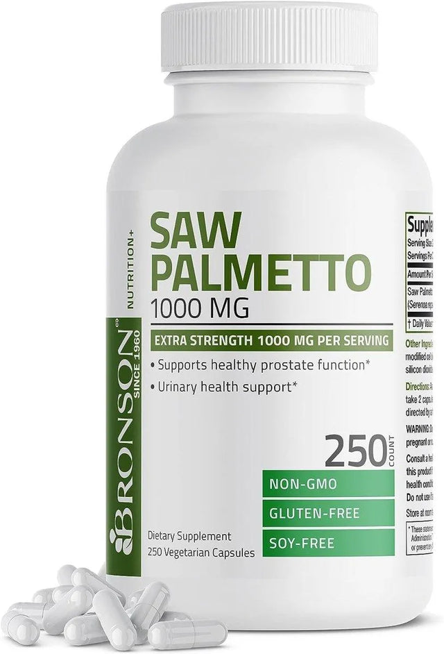 BRONSON - Bronson Saw Palmetto 1000Mg. 250 Capsulas - The Red Vitamin MX - Suplementos Alimenticios - {{ shop.shopifyCountryName }}