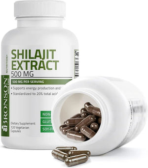 BRONSON - Bronson Shilajit Extract 500Mg. 120 Capsulas - The Red Vitamin MX - Suplementos Alimenticios - {{ shop.shopifyCountryName }}