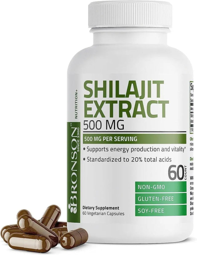 BRONSON - Bronson Shilajit Extract 500Mg. 60 Capsulas - The Red Vitamin MX - Suplementos Alimenticios - {{ shop.shopifyCountryName }}