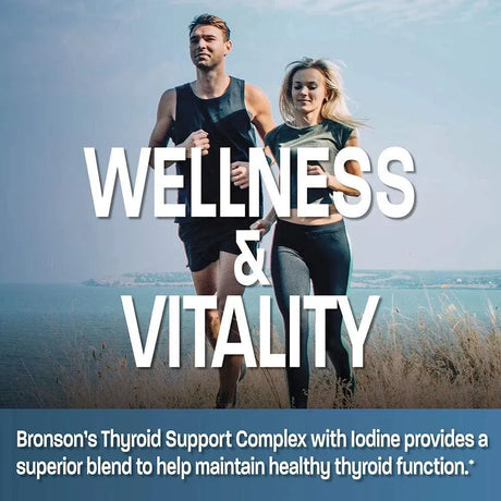 BRONSON - Bronson Thyroid Support Complex with Iodine 180 Capsulas - The Red Vitamin MX - Suplementos Alimenticios - {{ shop.shopifyCountryName }}