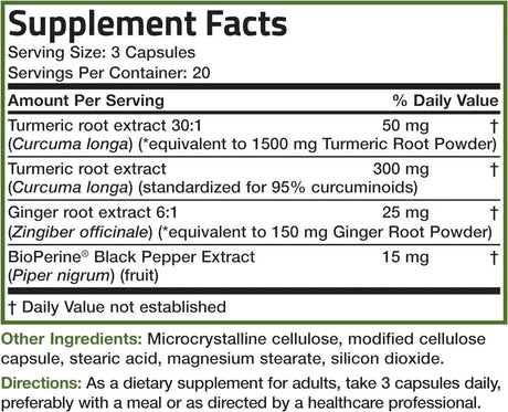 BRONSON - Bronson Turmeric + Ginger 60 Capsulas - The Red Vitamin MX - Suplementos Alimenticios - {{ shop.shopifyCountryName }}