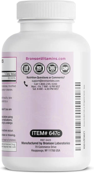 BRONSON - Bronson Ultra Biotin 10,000mcg Hair Skin and Nails 360 Capsulas - The Red Vitamin MX - Suplementos Alimenticios - {{ shop.shopifyCountryName }}