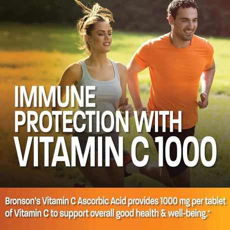 BRONSON - Bronson Vitamin C 1000Mg. Premium Non-GMO Ascorbic Acid 100 Tabletas - The Red Vitamin MX - Suplementos Alimenticios - {{ shop.shopifyCountryName }}