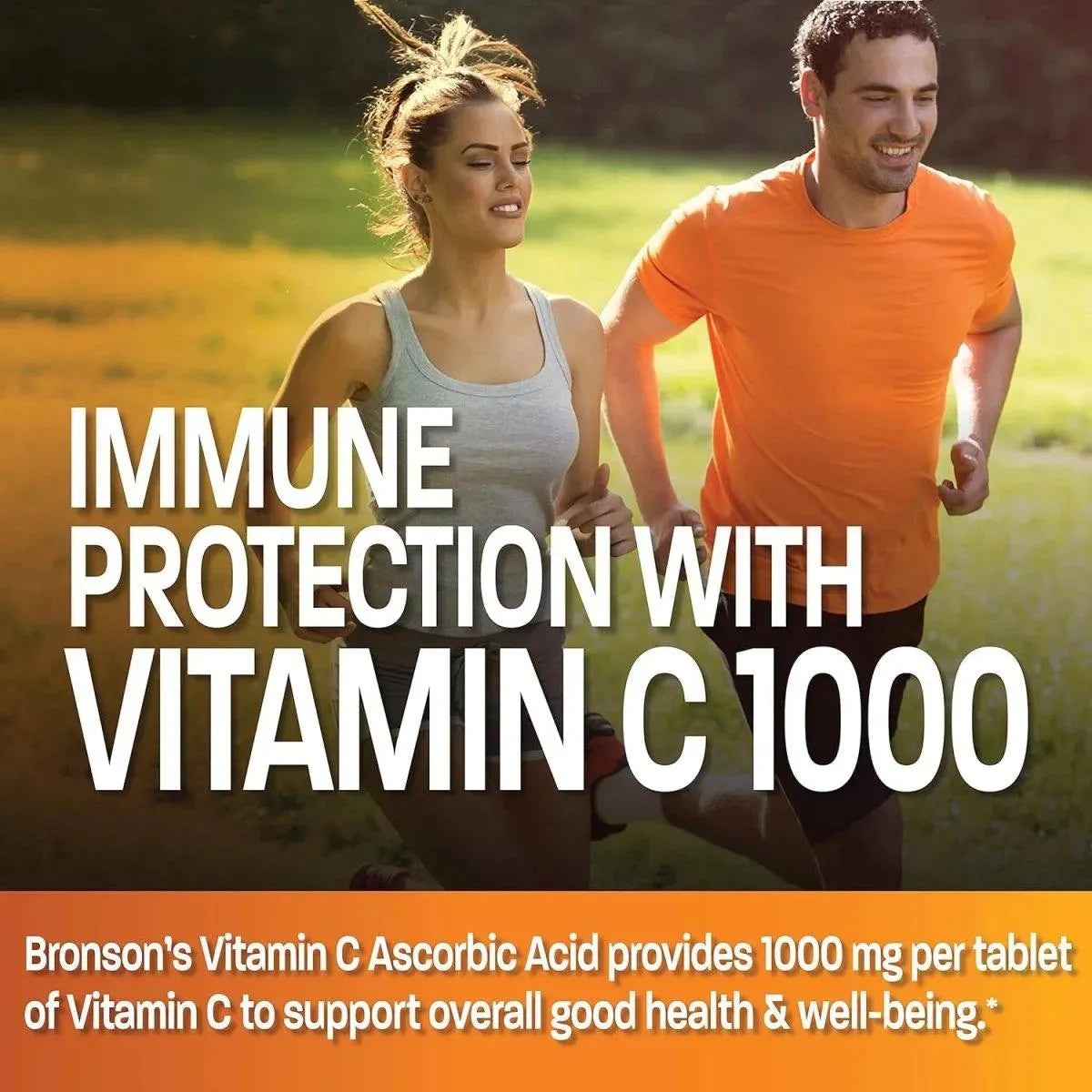 BRONSON - Bronson Vitamin C 1000Mg. Premium Non-GMO Ascorbic Acid 250 Tabletas - The Red Vitamin MX - Suplementos Alimenticios - {{ shop.shopifyCountryName }}